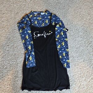 Kids Swim Dress - Black and Blue